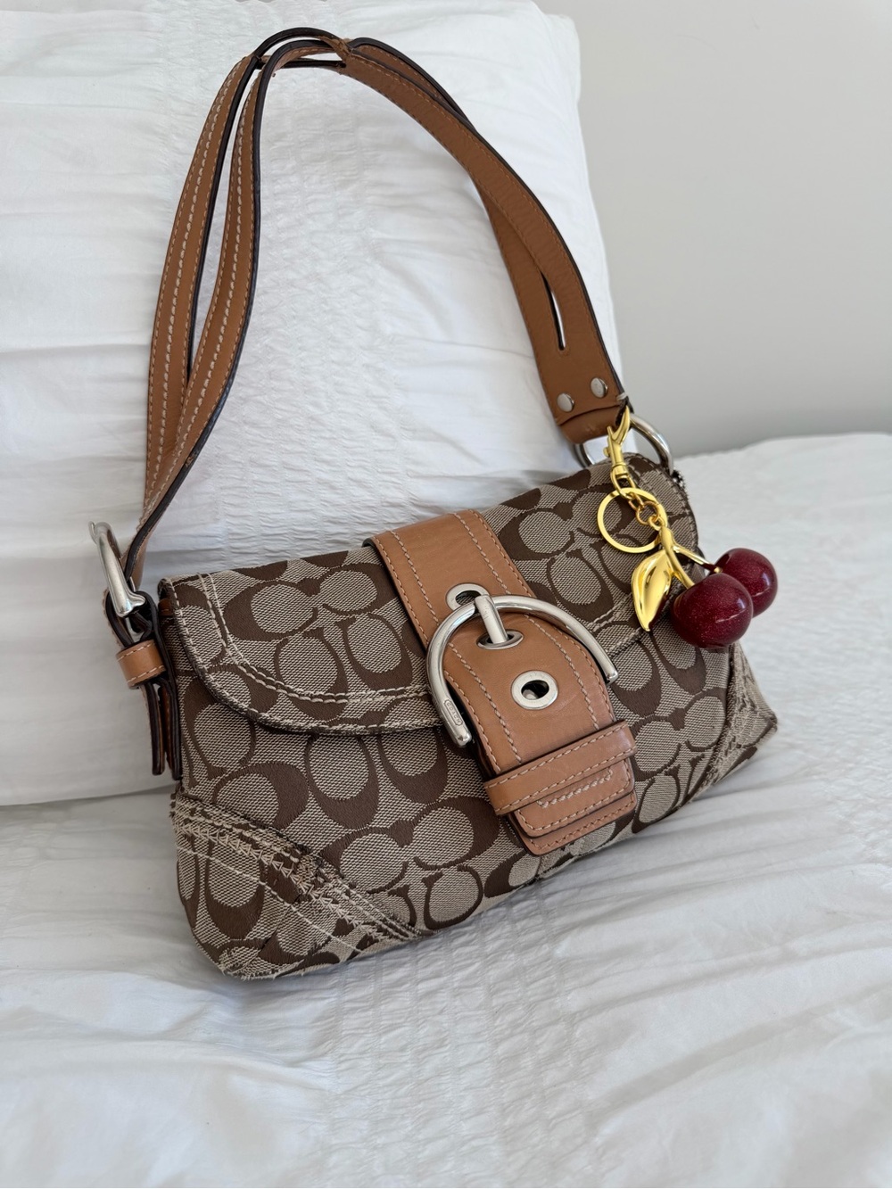 Vintage Coach Small Soho Flap Bag